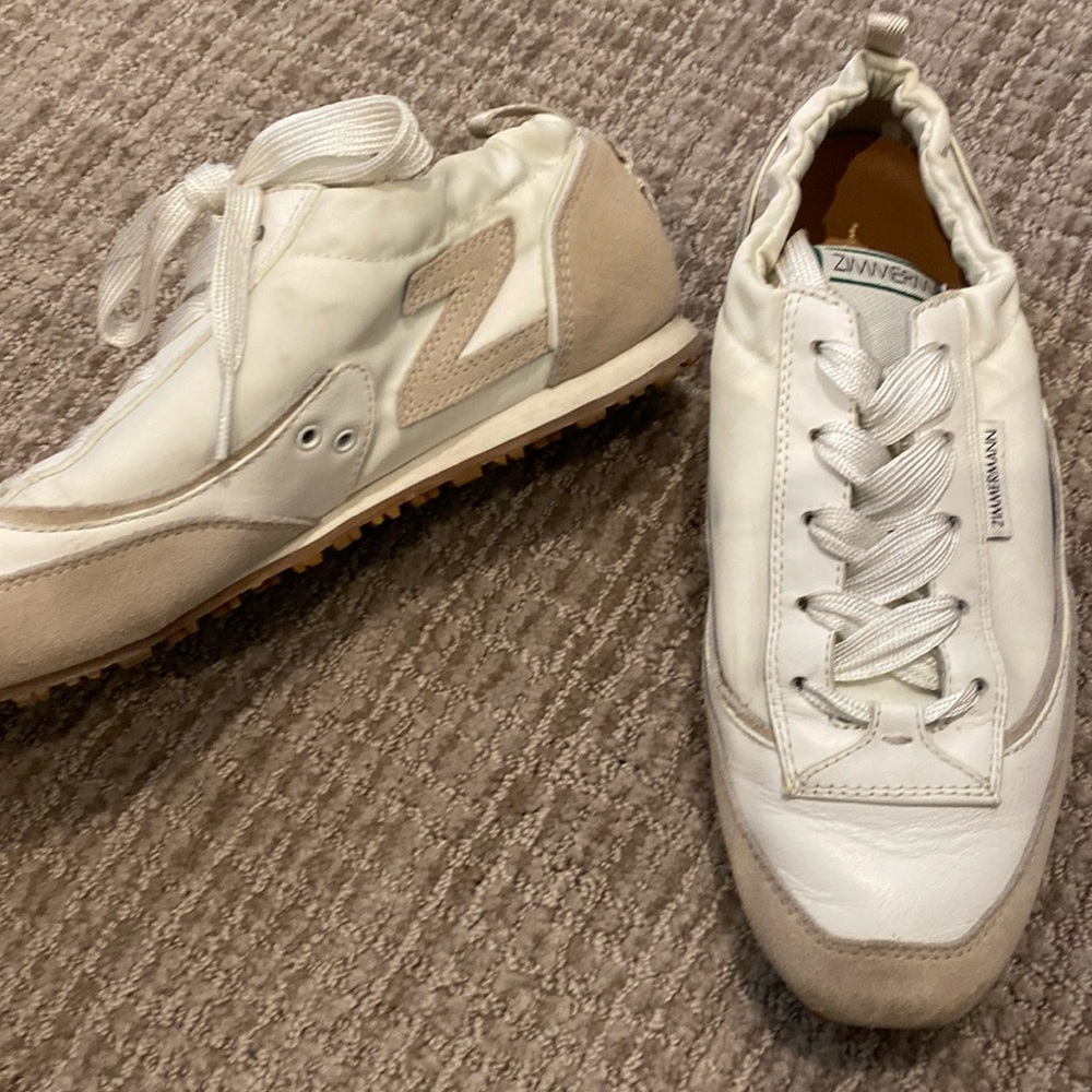 Zimmerman sneaker. Worn only twice! Excellent condition-minor scuffs. Size 38